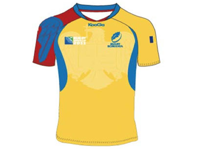 Romania's Rugby World Cup shirt